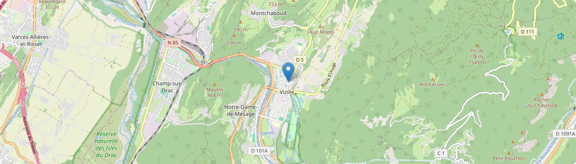 Vizille - Carte