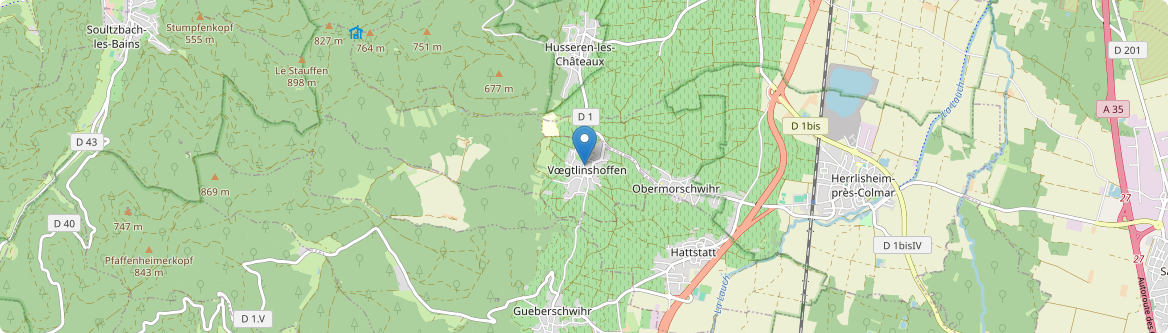 Vœgtlinshoffen - Carte