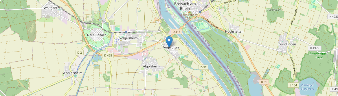 Vogelgrun - Carte
