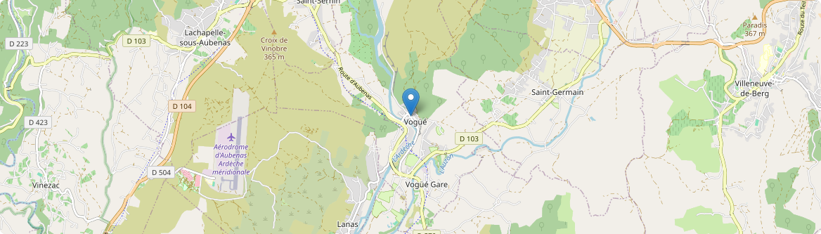 Vogüé - Carte