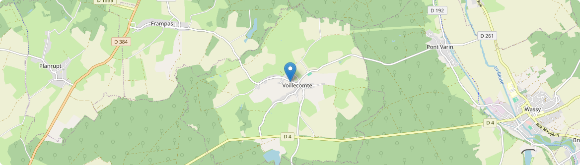 Voillecomte - Carte
