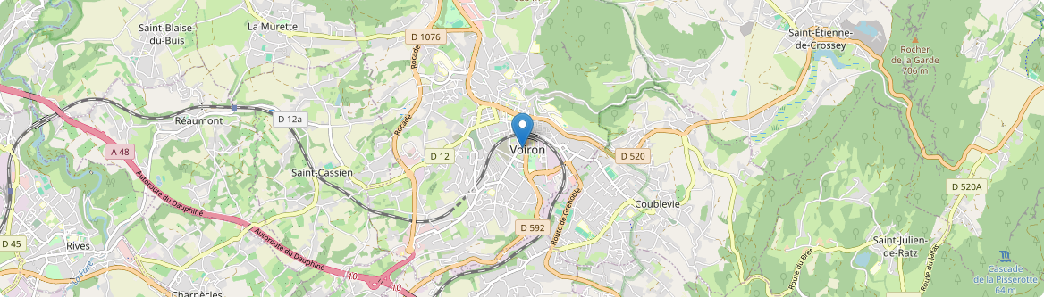 Voiron - Carte