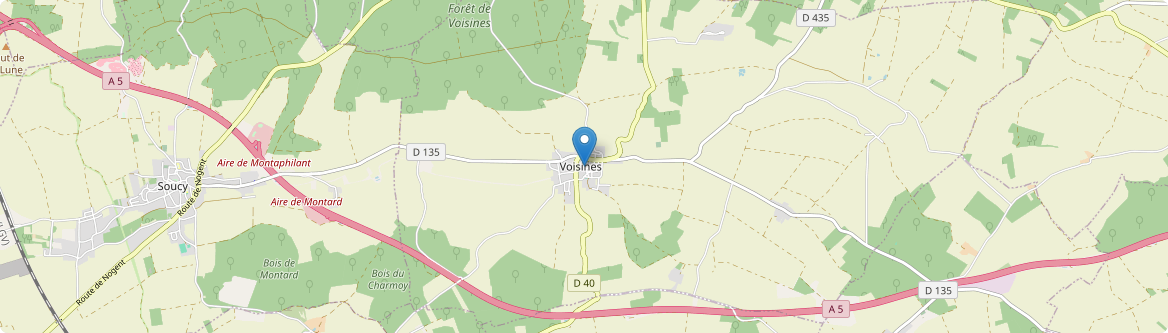 Voisines - Carte