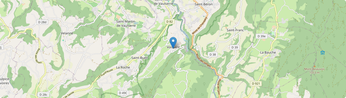 Voissant - Carte