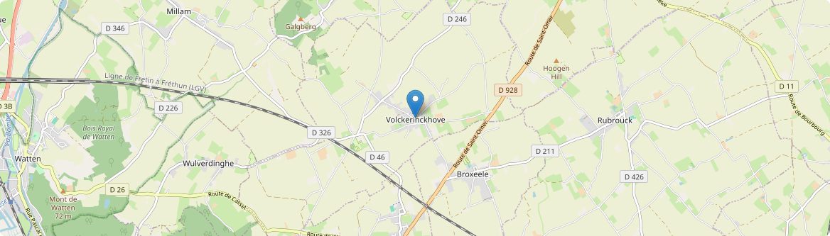 Volckerinckhove - Carte