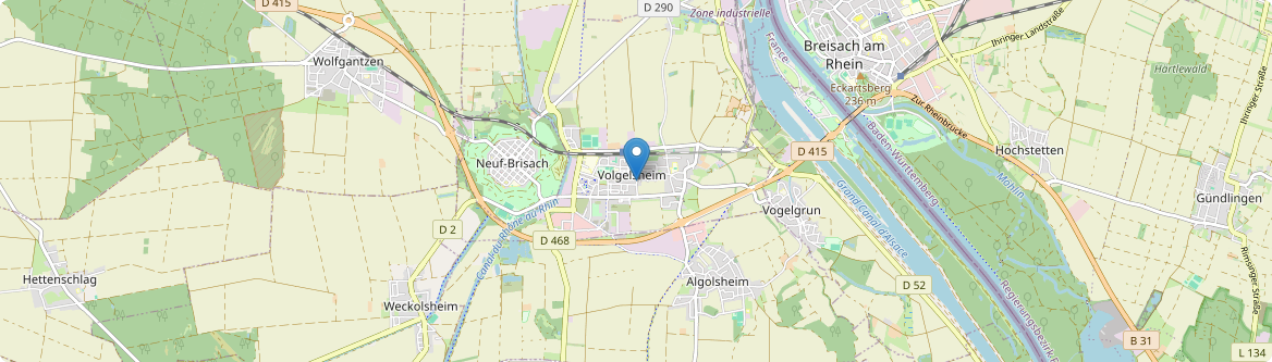 Volgelsheim - Carte