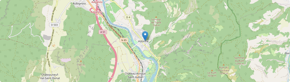 Volonne - Carte
