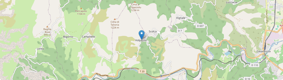Volpajola - Carte
