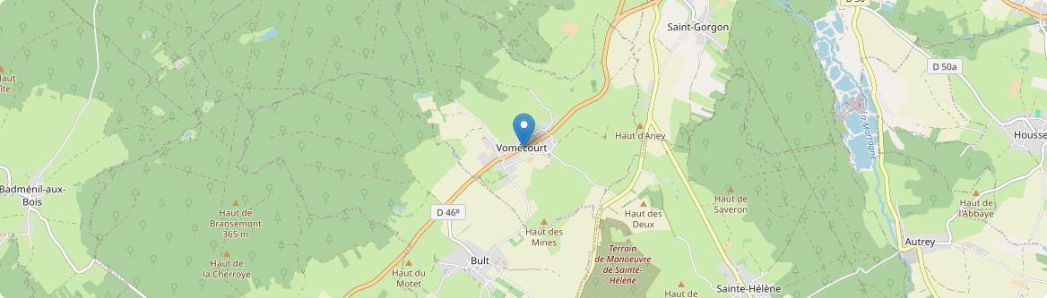 Vomécourt - Carte
