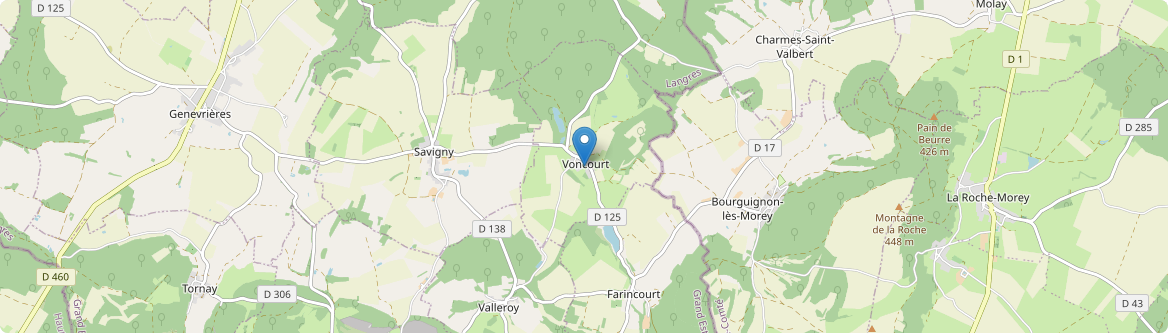 Voncourt - Carte