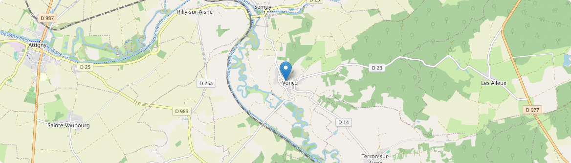 Voncq - Carte