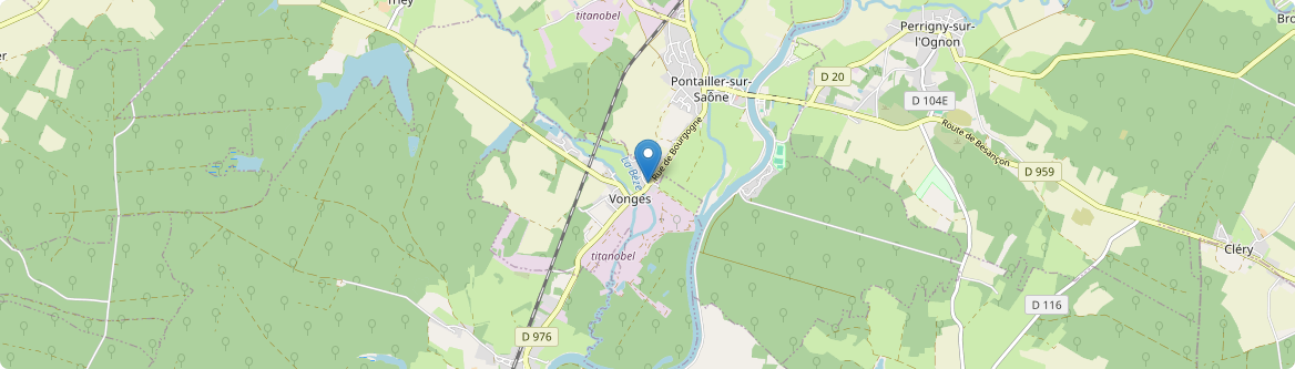Vonges - Carte