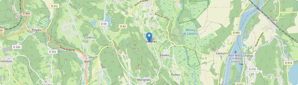 Vongnes - Carte