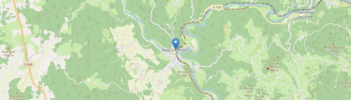 Vorey - Carte