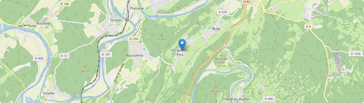 Vorges-les-Pins - Carte