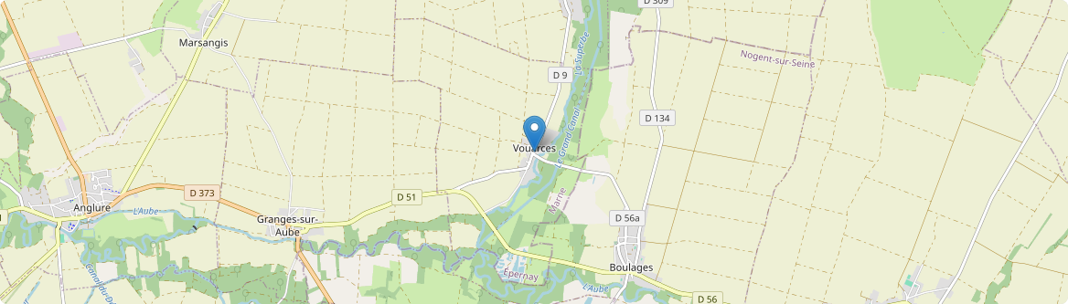 Vouarces - Carte
