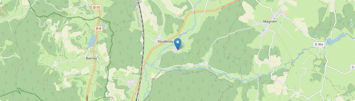 Voudenay - Carte
