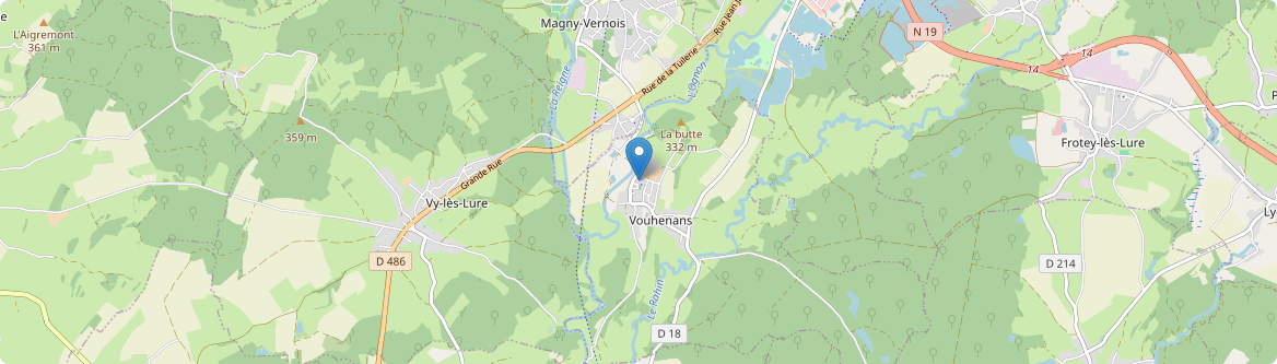 Vouhenans - Carte