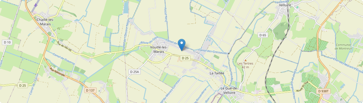Vouillé-les-Marais - Carte