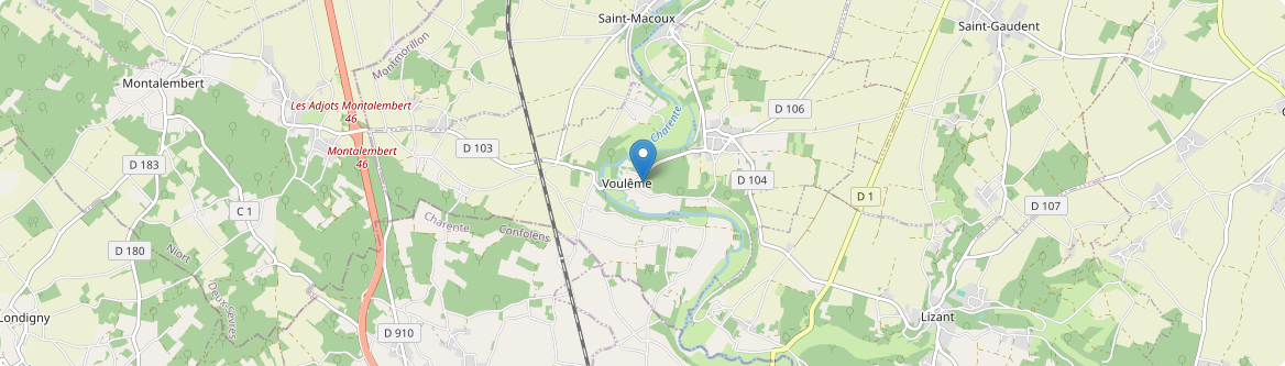 Voulême - Carte