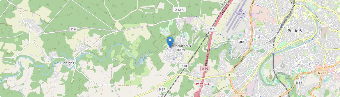 Vouneuil-sous-Biard - Carte