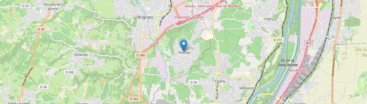 Vourles - Carte