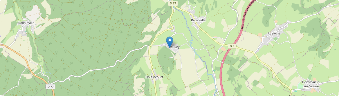 Vouxey - Carte