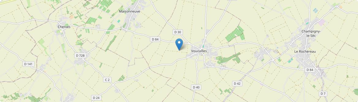 Vouzailles - Carte