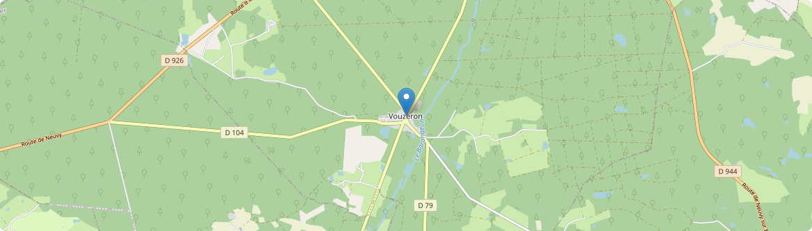 Vouzeron - Carte