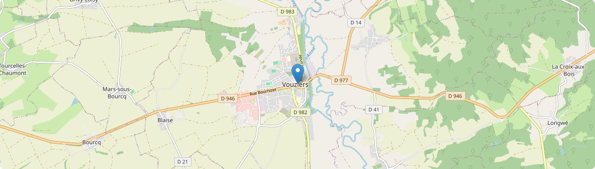 Vouziers - Carte