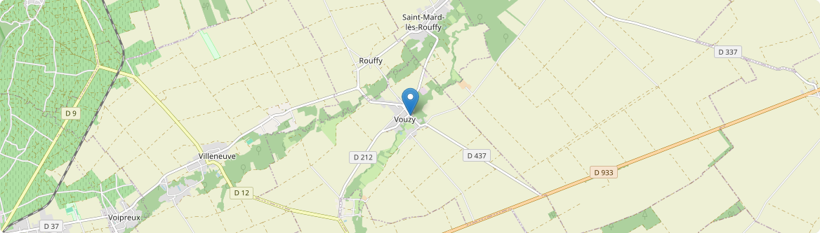 Vouzy - Carte