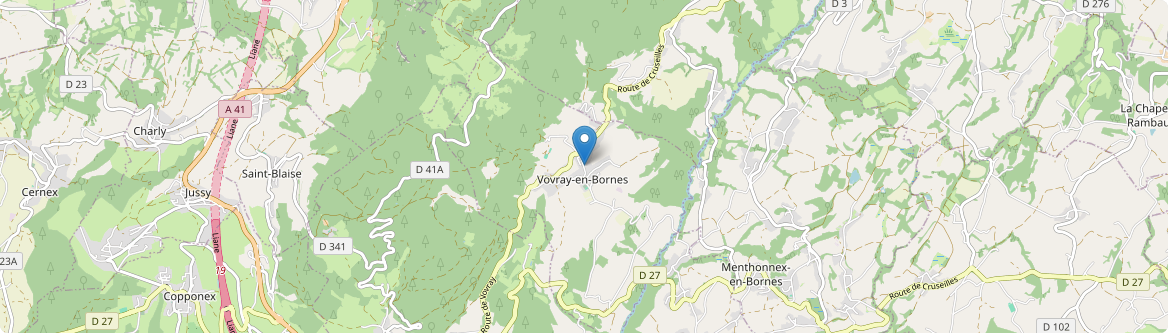 Vovray-en-Bornes - Carte