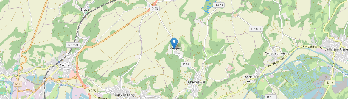 Vregny - Carte