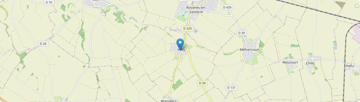 Vrély - Carte