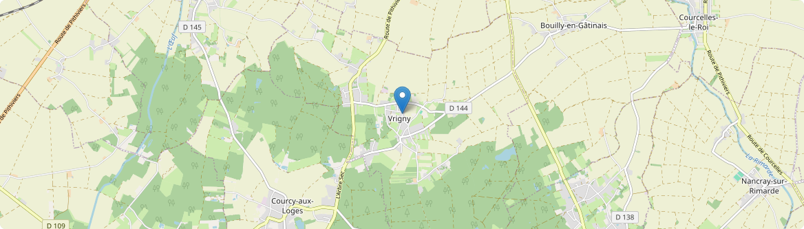 Vrigny - Carte