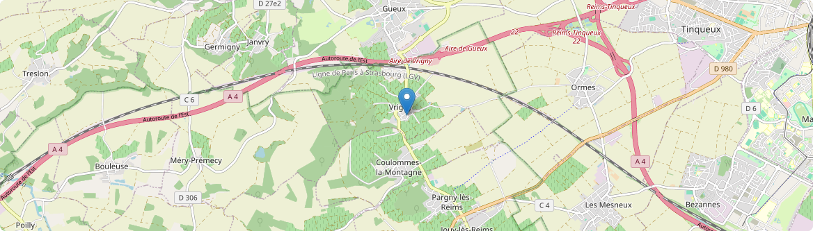 Vrigny - Carte