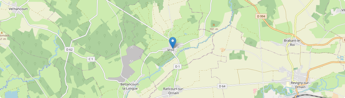 Vroil - Carte