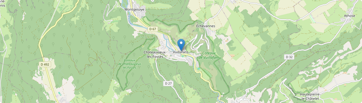 Vuillafans - Carte