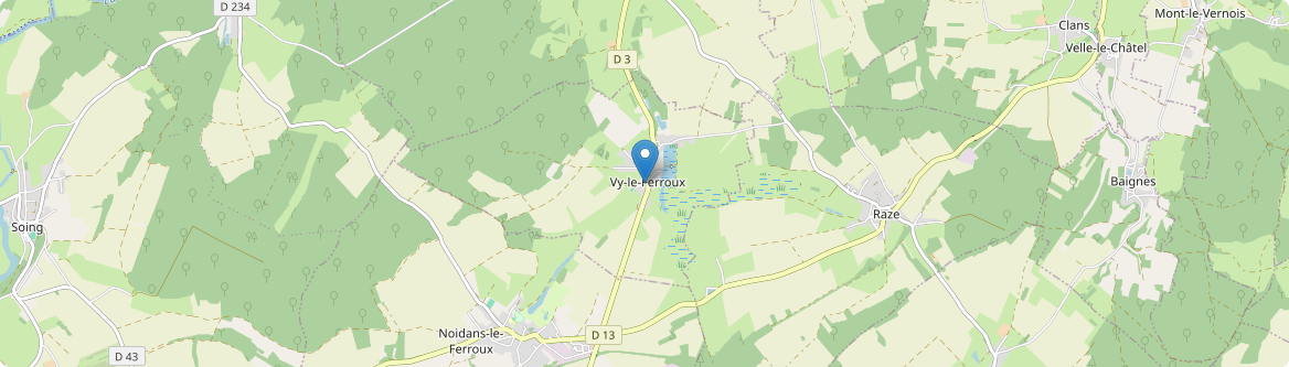 Vy-le-Ferroux - Carte