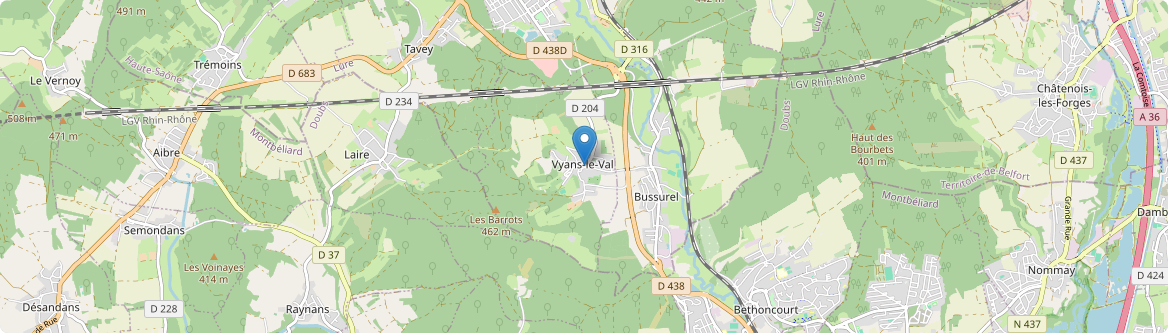 Vyans-le-Val - Carte
