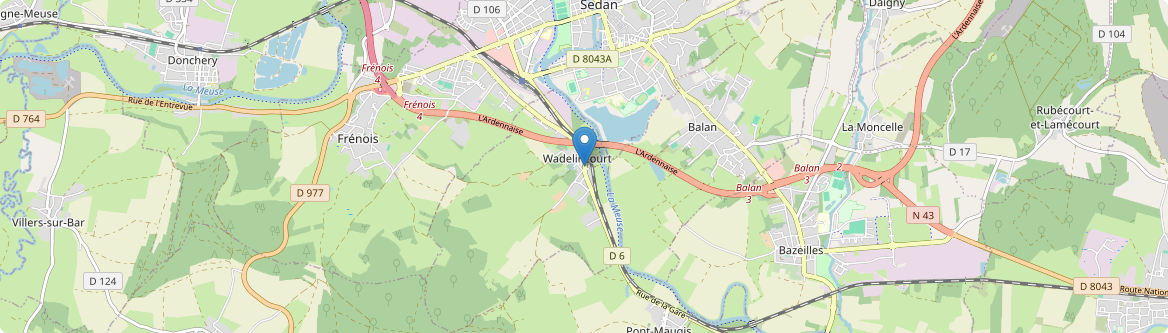 Wadelincourt - Carte