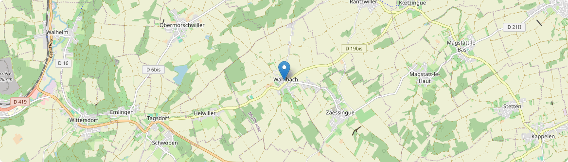 Wahlbach - Carte