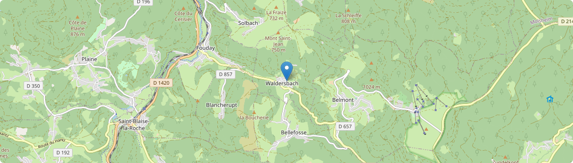 Waldersbach - Carte