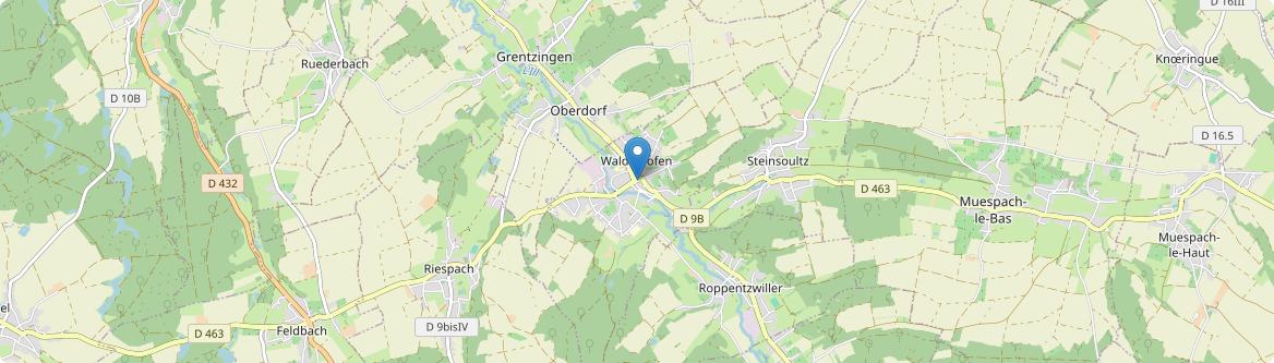 Waldighofen - Carte