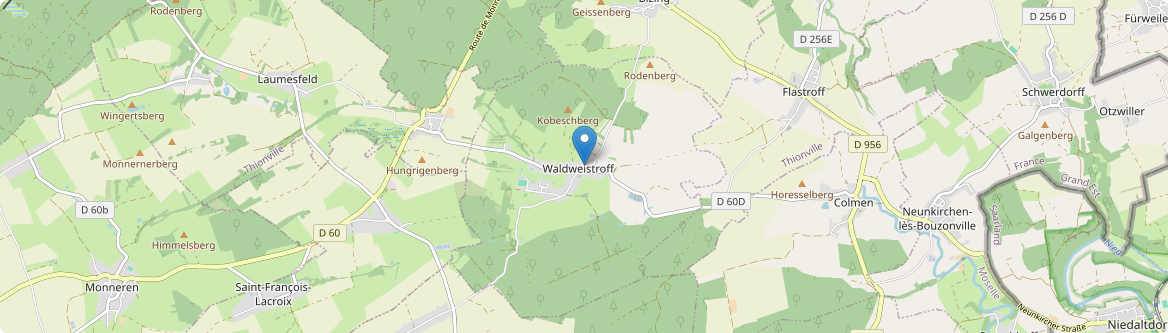 Waldweistroff - Carte