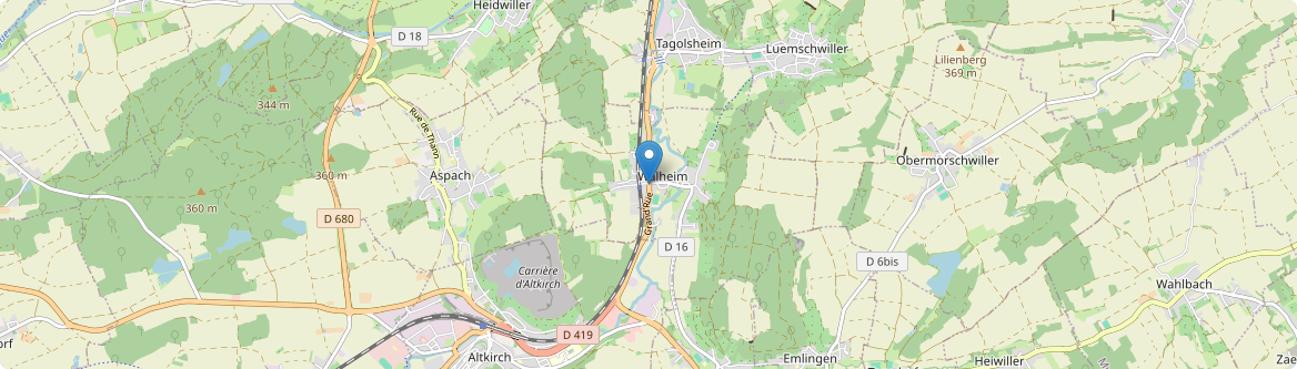 Walheim - Carte