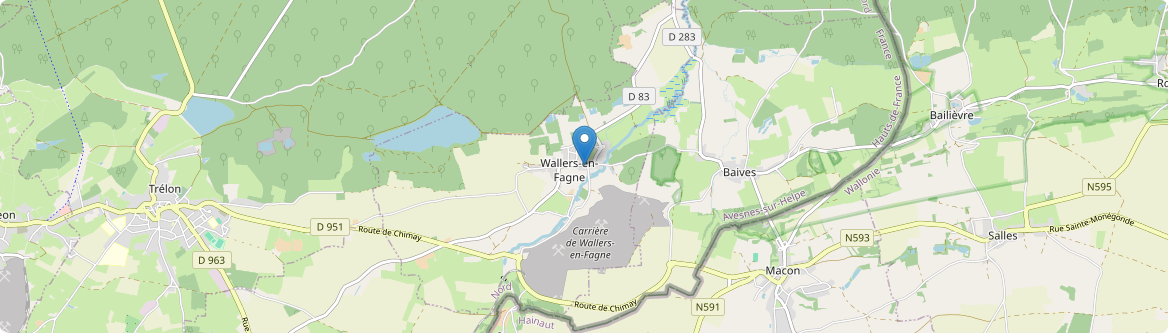 Wallers-en-Fagne - Carte