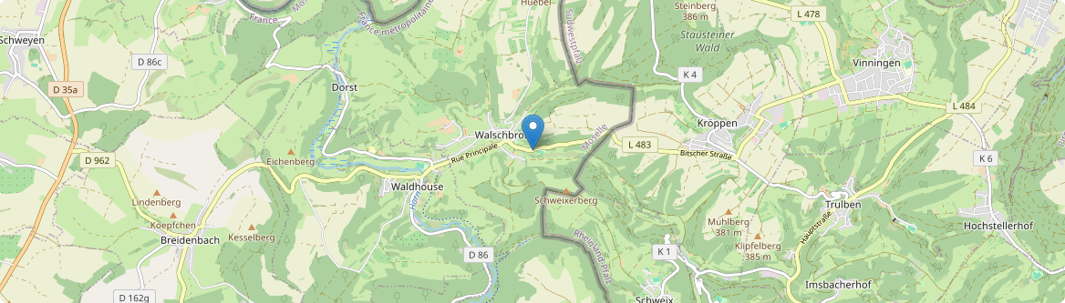 Walschbronn - Carte