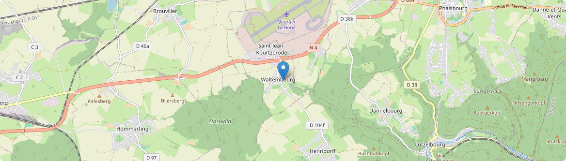 Waltembourg - Carte