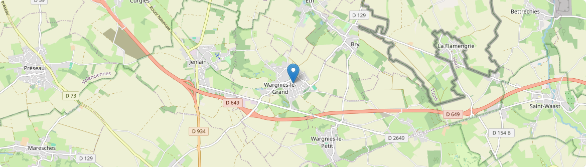 Wargnies-le-Grand - Carte